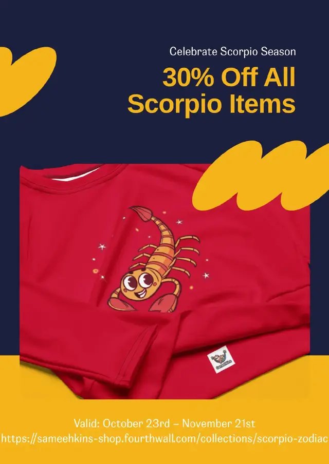 sale! #scorpio #scorpio♏️ #water #watersign #zodiac 