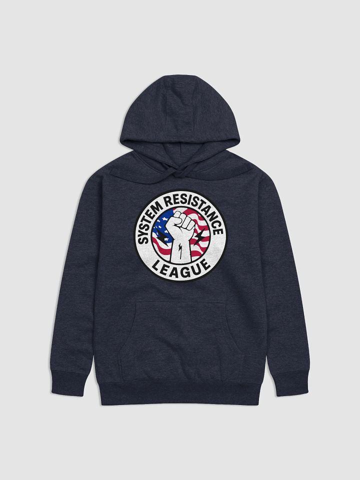 System Resistance League Emblem Cozy Cotton Blend Unisex Hoodie product image (2)