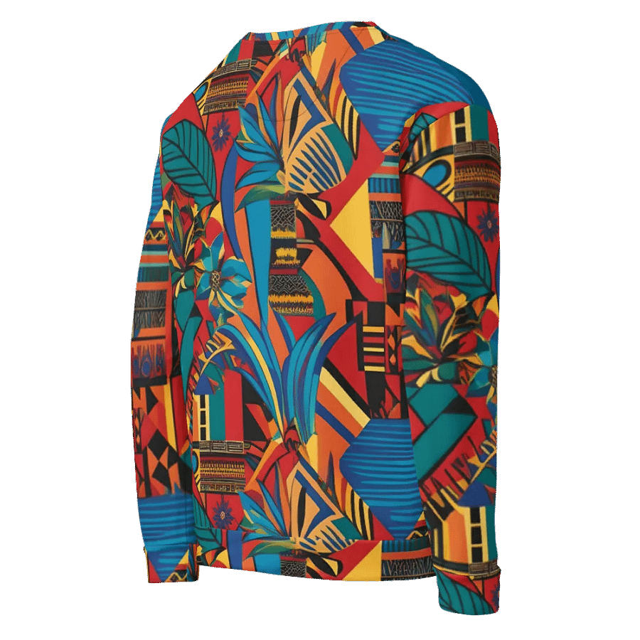 African-Inspired Pattern All-Over Print Recycled Unisex Sweatshirt product image (9)