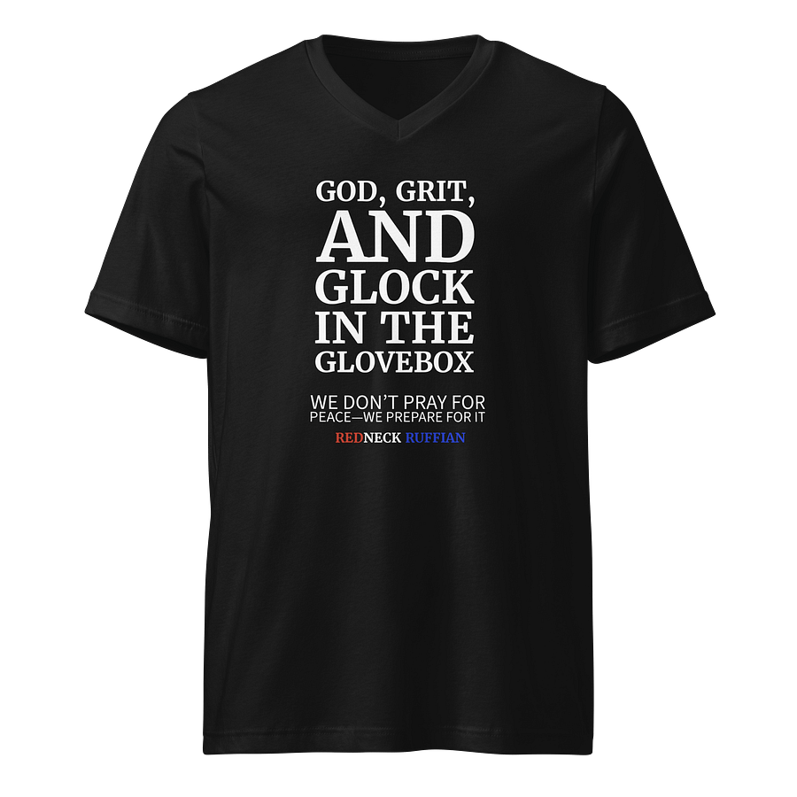 God Grit & Glock v-neck product image (1)
