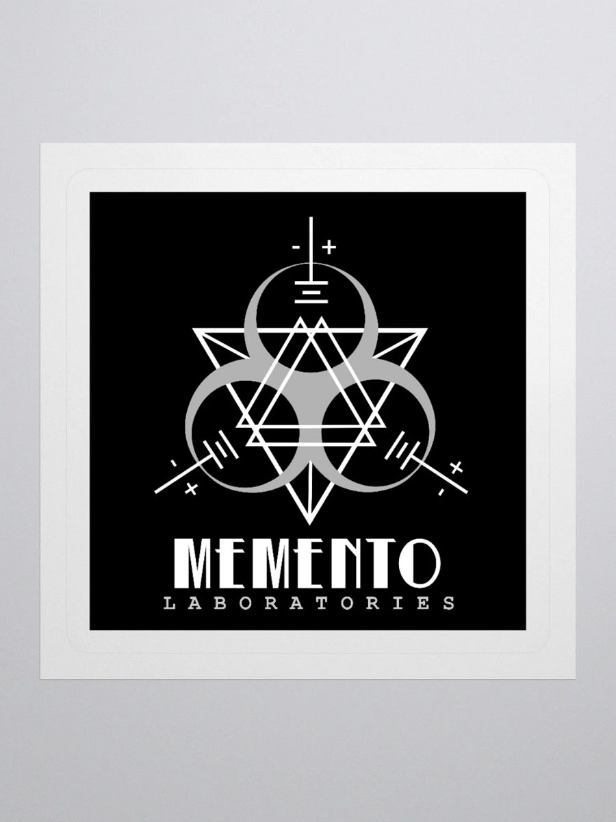 Memento Laboratories Logo [Black] Sticker product image (2)
