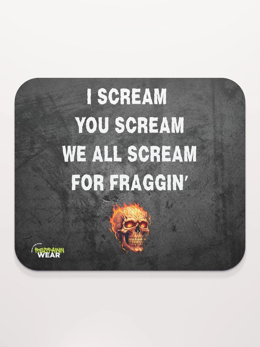 Flaming Skull Classic Mouse Pad product image (2)