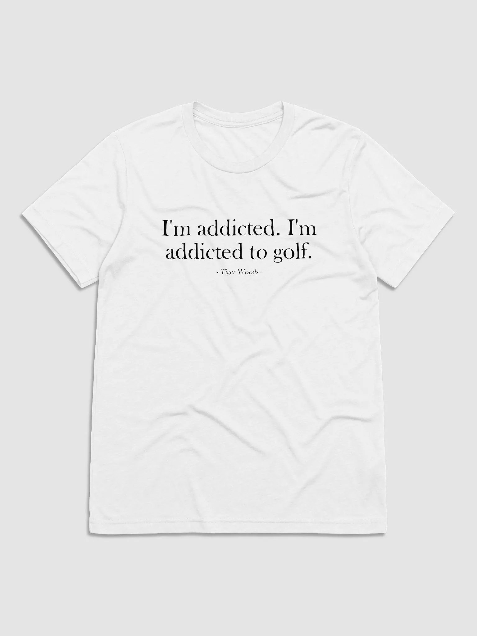 Addicted Tiger Woods - Polo Round Neck T-shirt product image (1)