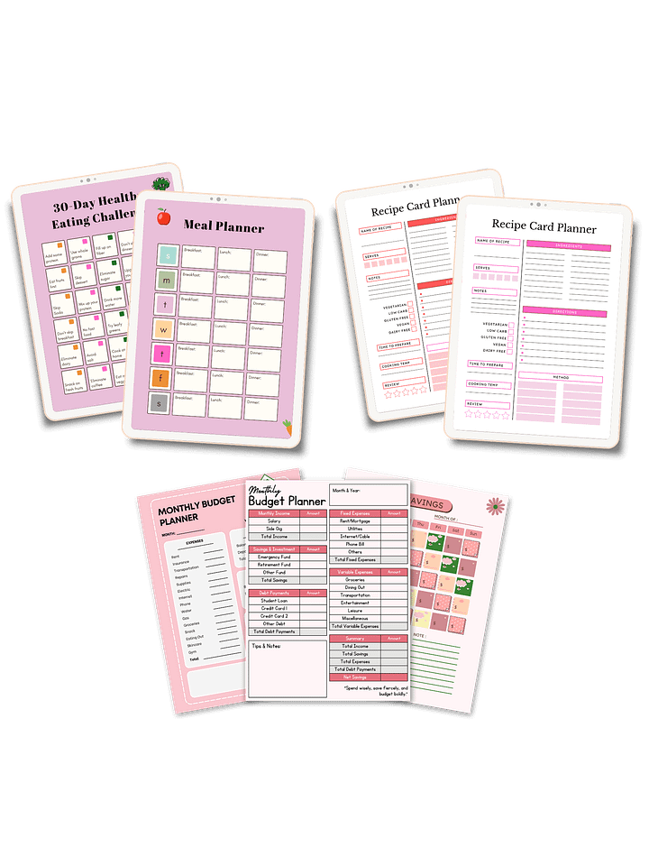 Life Sorted Starter Bundle: Recipes, Meals & Money product image (1)