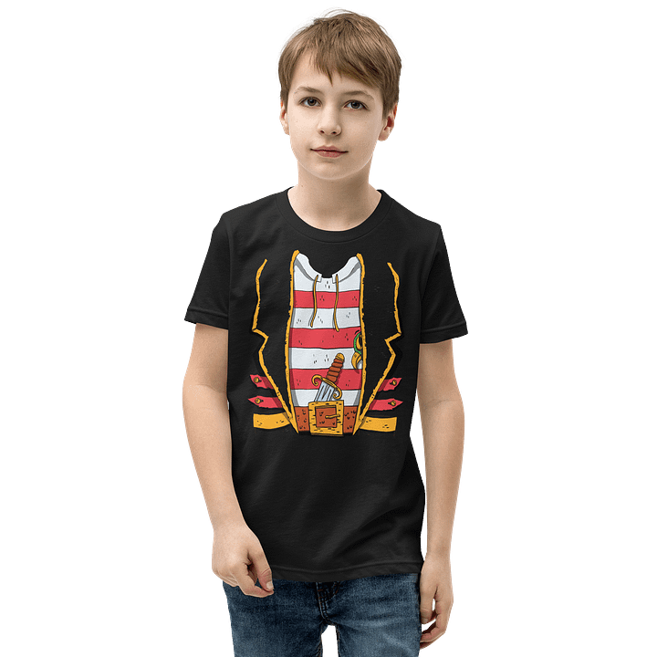 Pirate V2 Halloween Costume Funny T-Shirt For Kids product image (1)