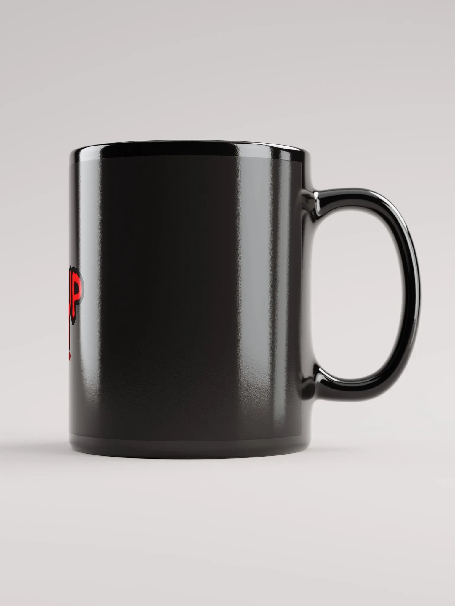 NGUP NeverGiveUp Black Glossy Mug product image (1)