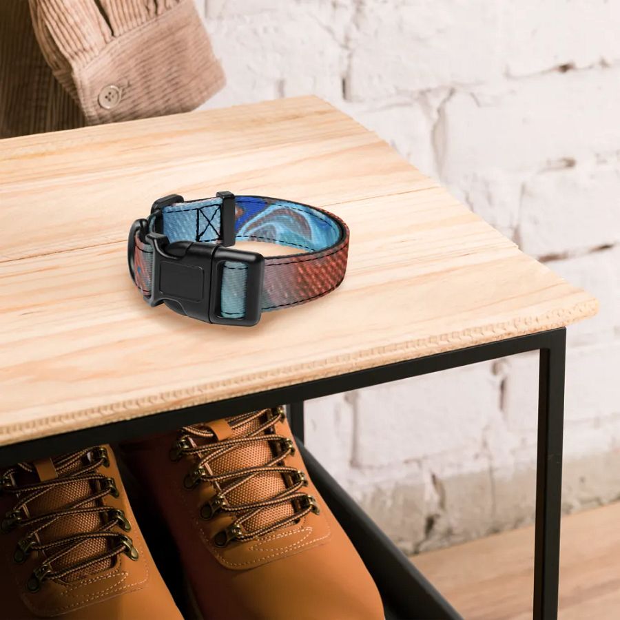 Metallic Orange Pet Collar product image (2)