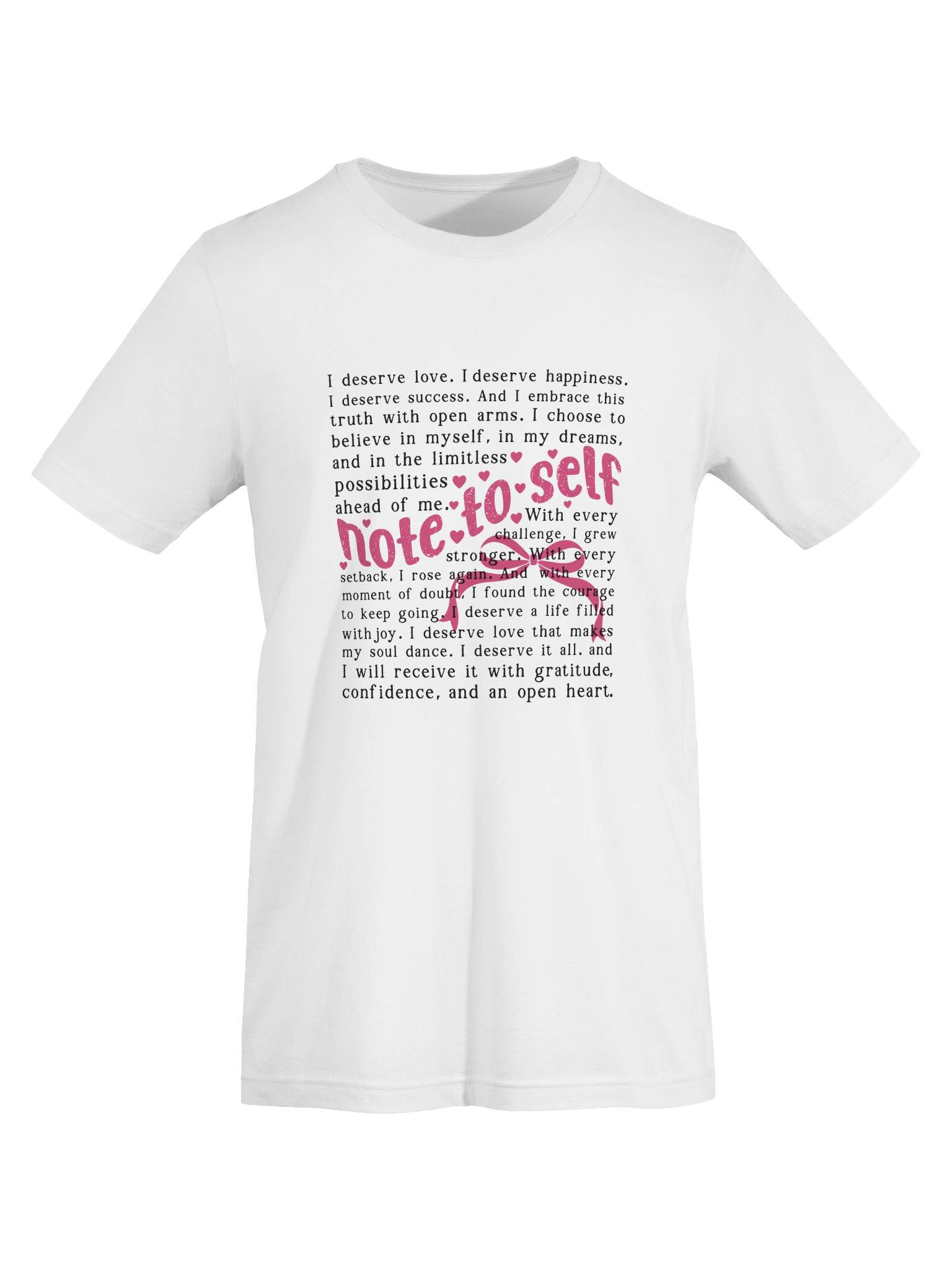 Note to Self T-Shirt – Practicing Self-Love Daily | Mental Health Awareness product image (104)