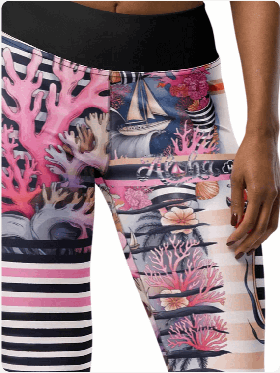 Marine Sunset-yoga leggings product image (1)