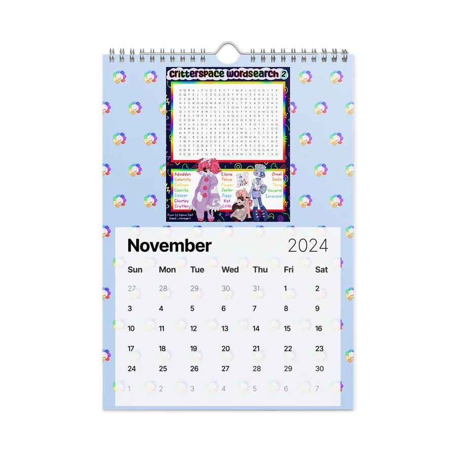 Pastel Blue CS Activity Calendar 2024 product image (29)