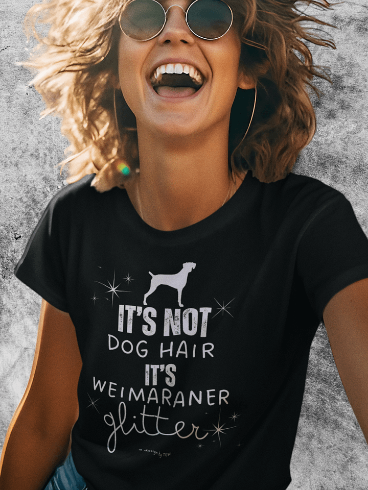Weim Glitter - Stanley/Stella Women's Fitted Eco Tee (white print) product image (1)