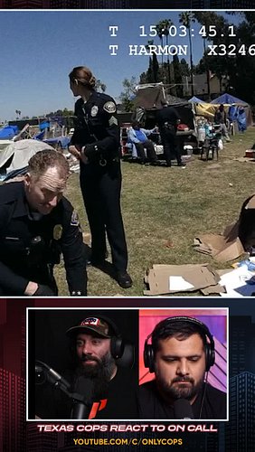 Surprise package left in the park | Texas Cops React to On Call @josh_arfcom @bill4adventure