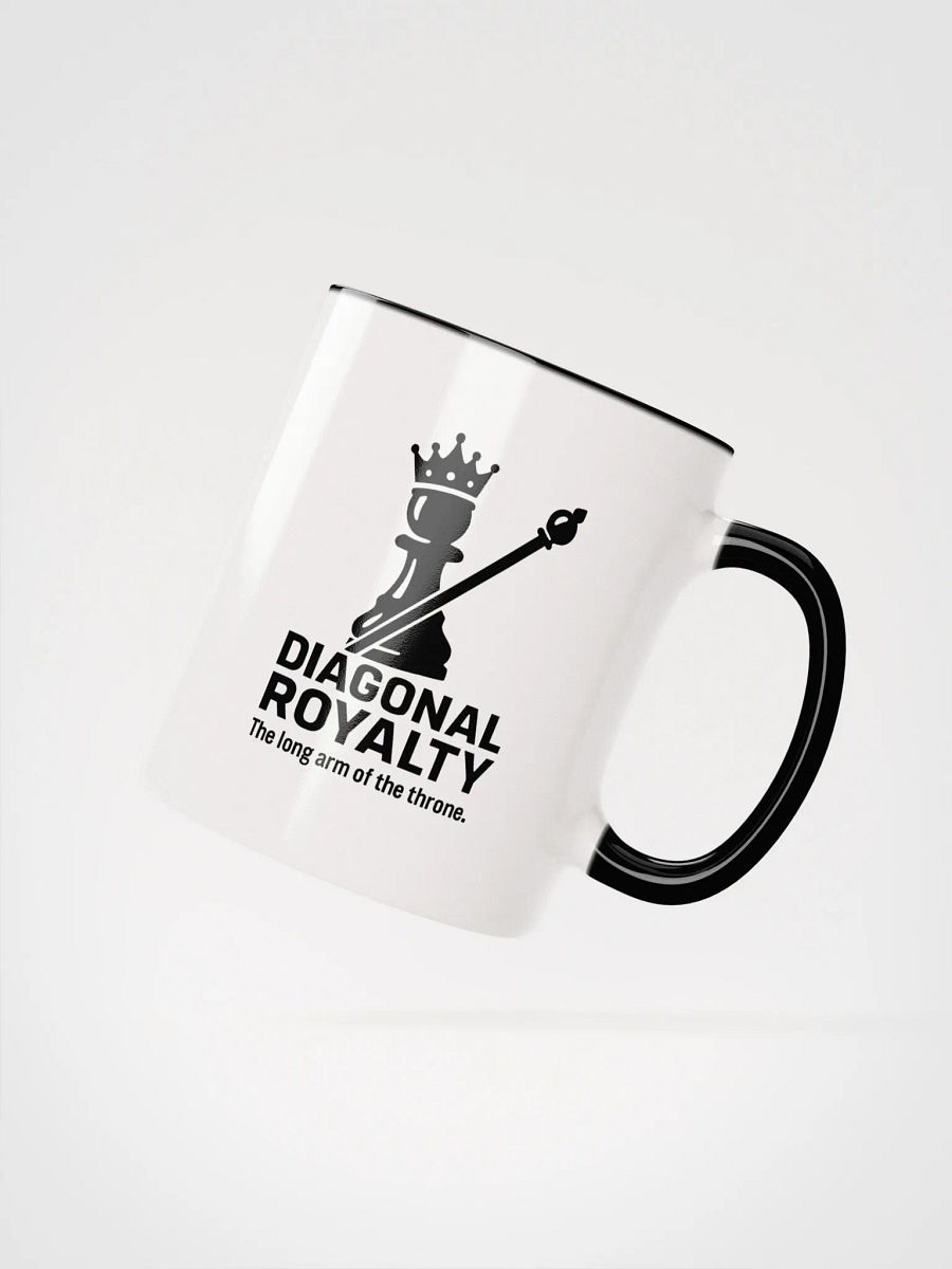 Diagonal Royalty - Ceramic Mug with Color Inside product image (18)