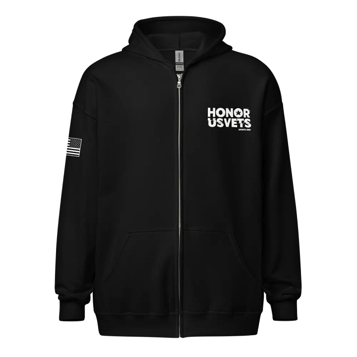 HONORUSVETS Zip Up Hoodie product image (1)