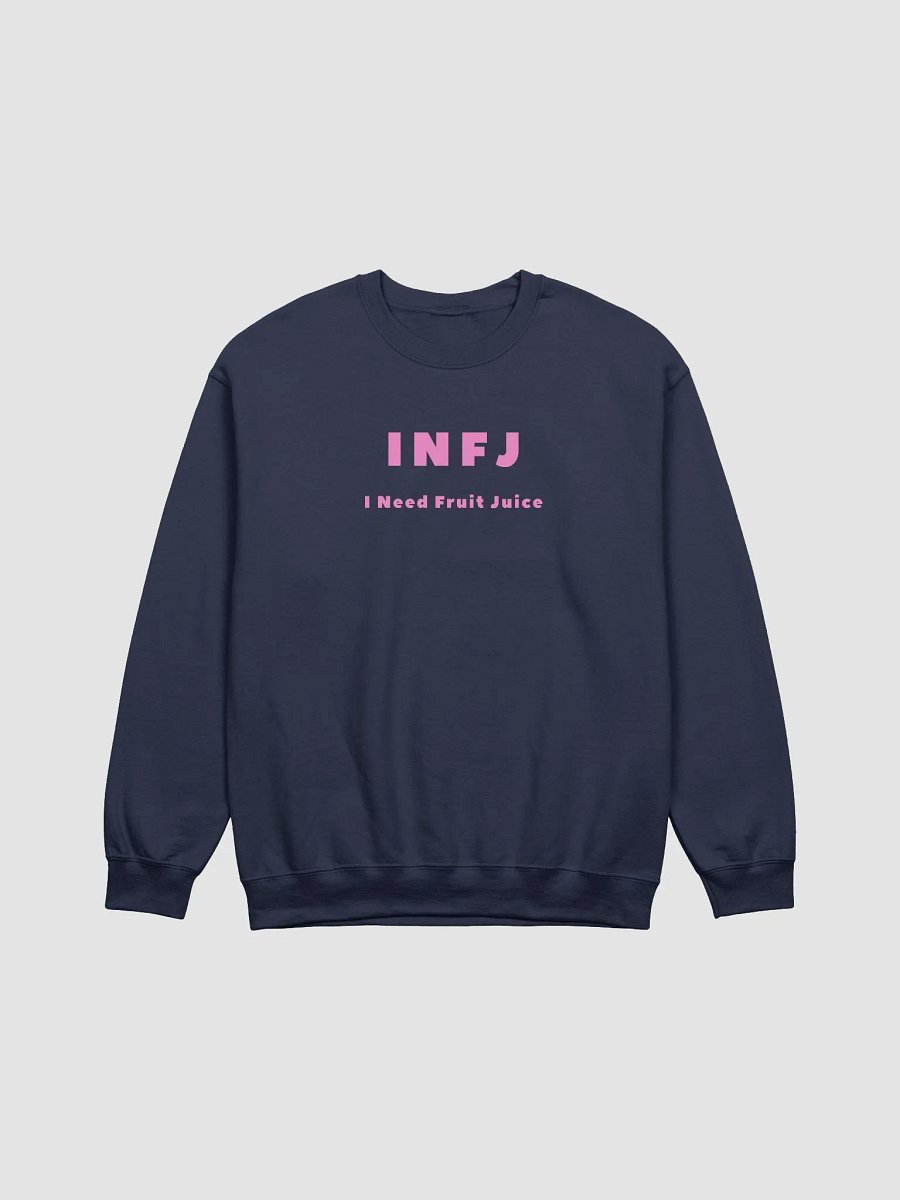 MBTI- INFJ：I Need Fruit Juice crewneck sweatshirt product image (1)