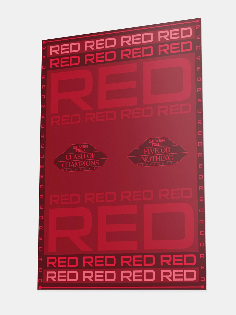 SILVER VS RED - ALL IN RED (poster) product image (2)