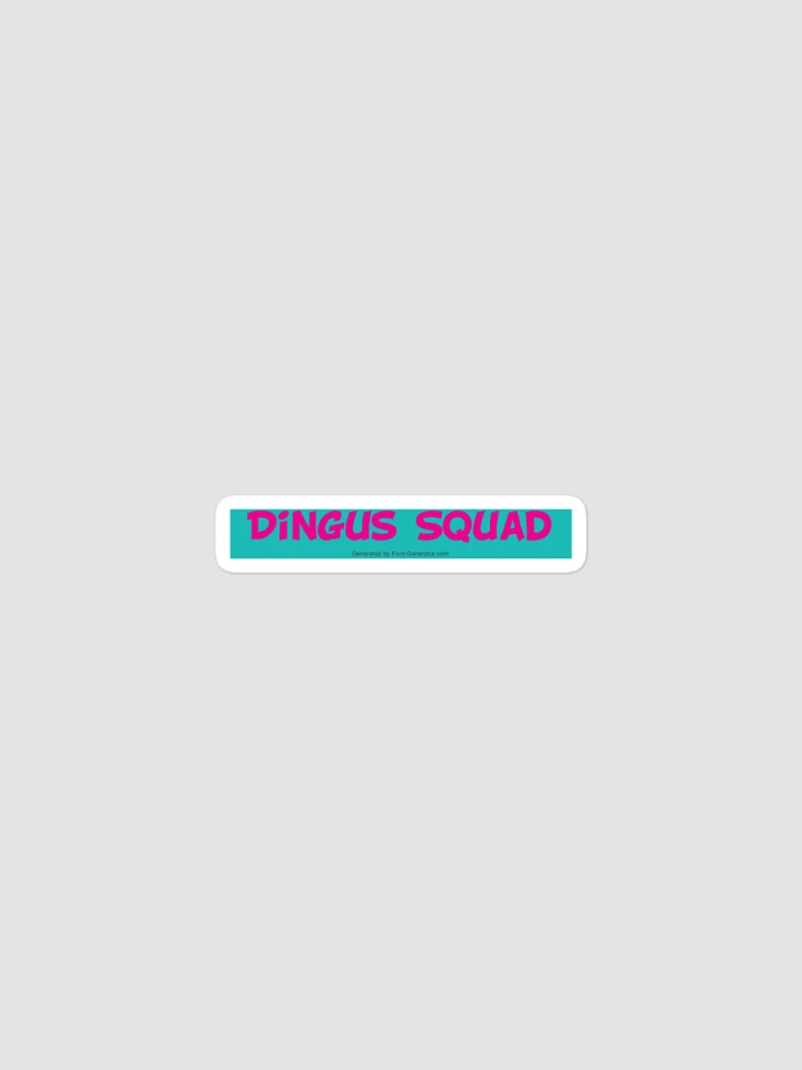 Dingus Squad Teal and Pink Sticker product image (1)