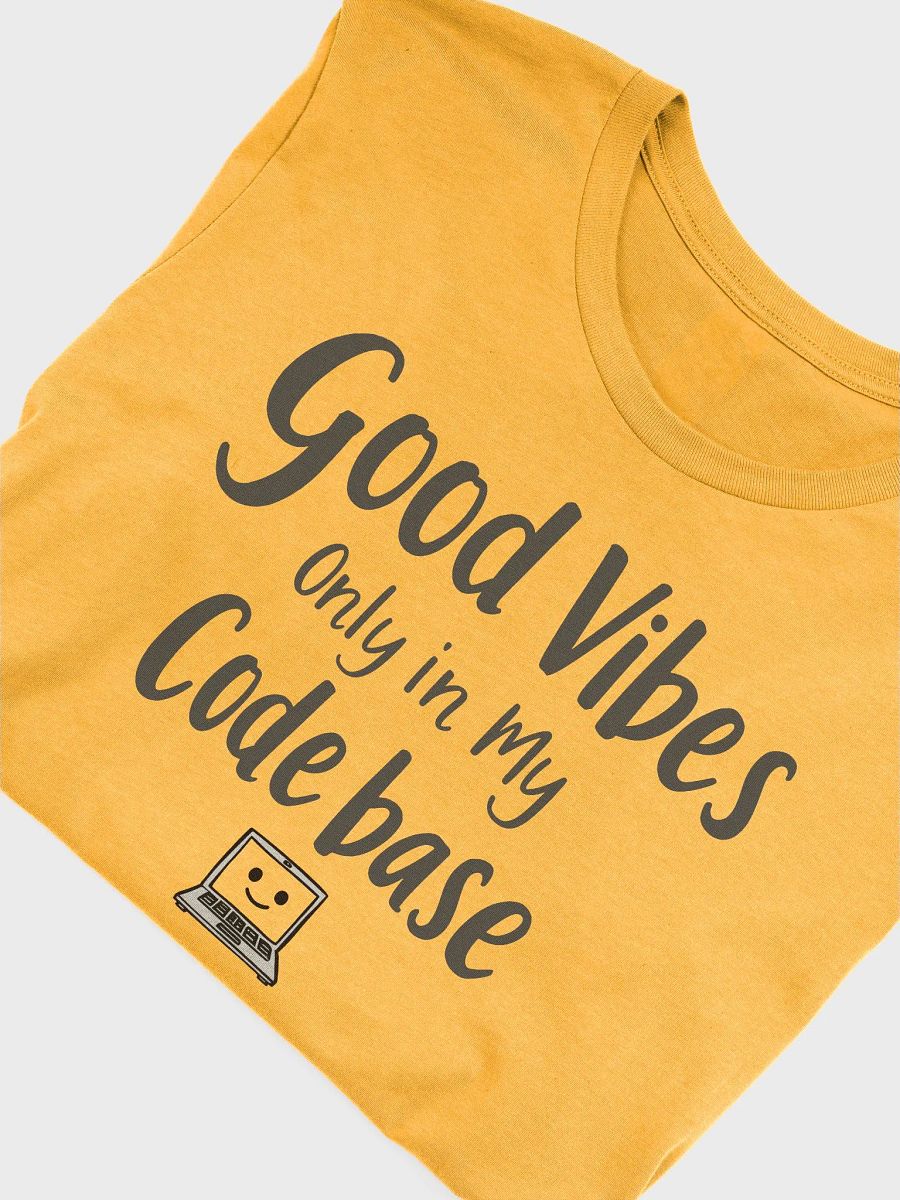 Good Vibes Codebase Tee – Supersoft & Stylish product image (6)