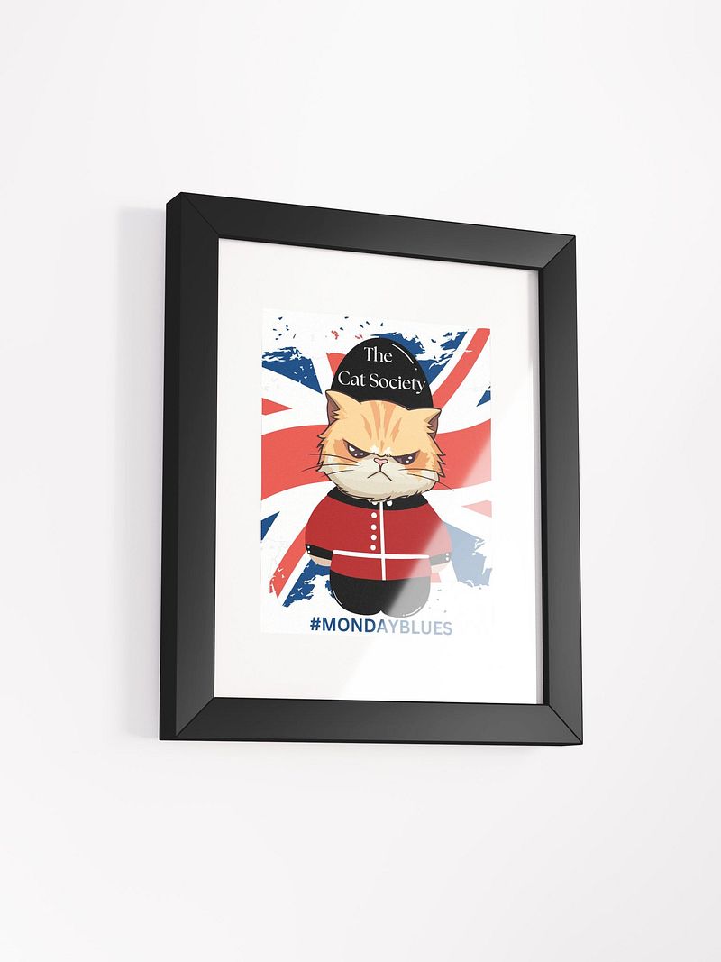 Grumpy Cat Guard Matte Poster