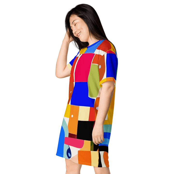 Mosaic Magic T Shirt Dress product image (1)