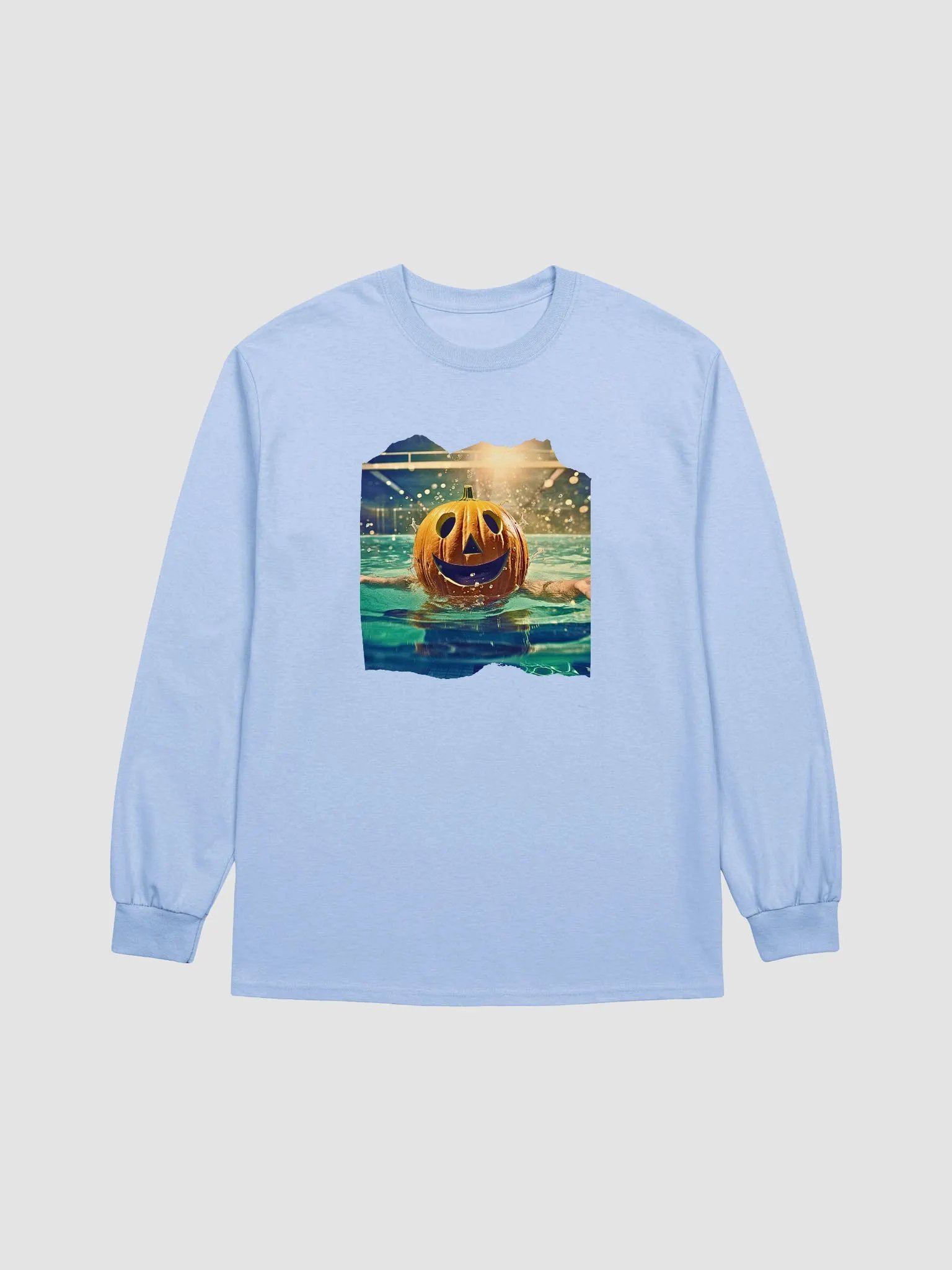 “SPOOKY SWIMZ” Long Sleeve T-Shirt product image (1)