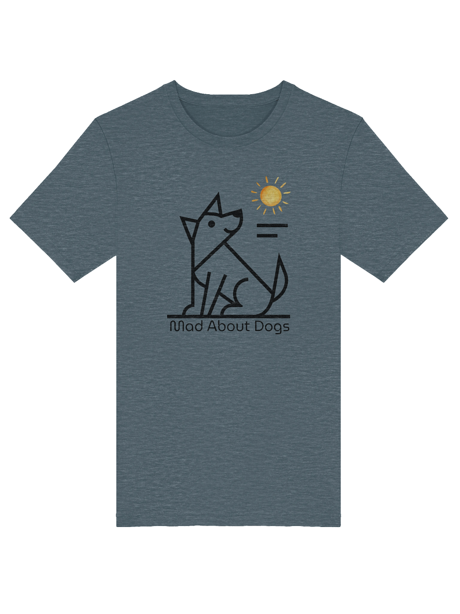 MAD About Dogs – Monochrome Geometric Tee - M-Art & Design product image (5)