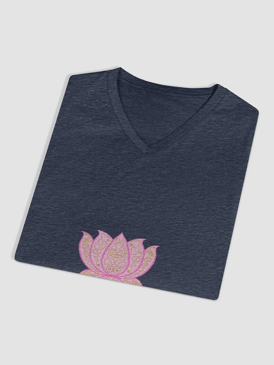 Golden Lotus V-Neck Tee product image (7)