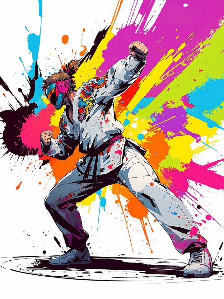 D_0144_Color Kick Taekwondo Boy of the Streets ( Image file ) product image (1)