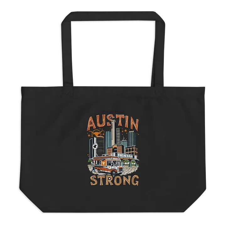 Austin Strong Organic Tote Bag product image (1)
