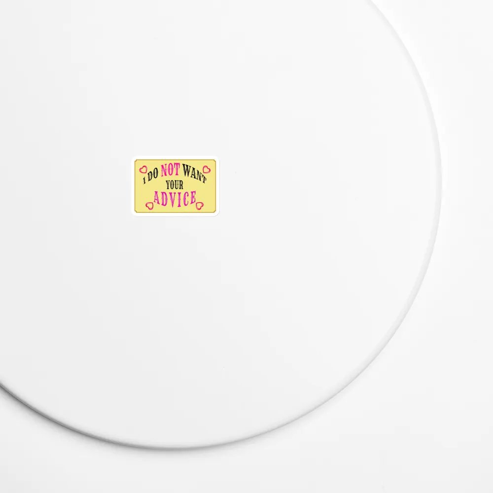 No Advice Magnet product image (5)