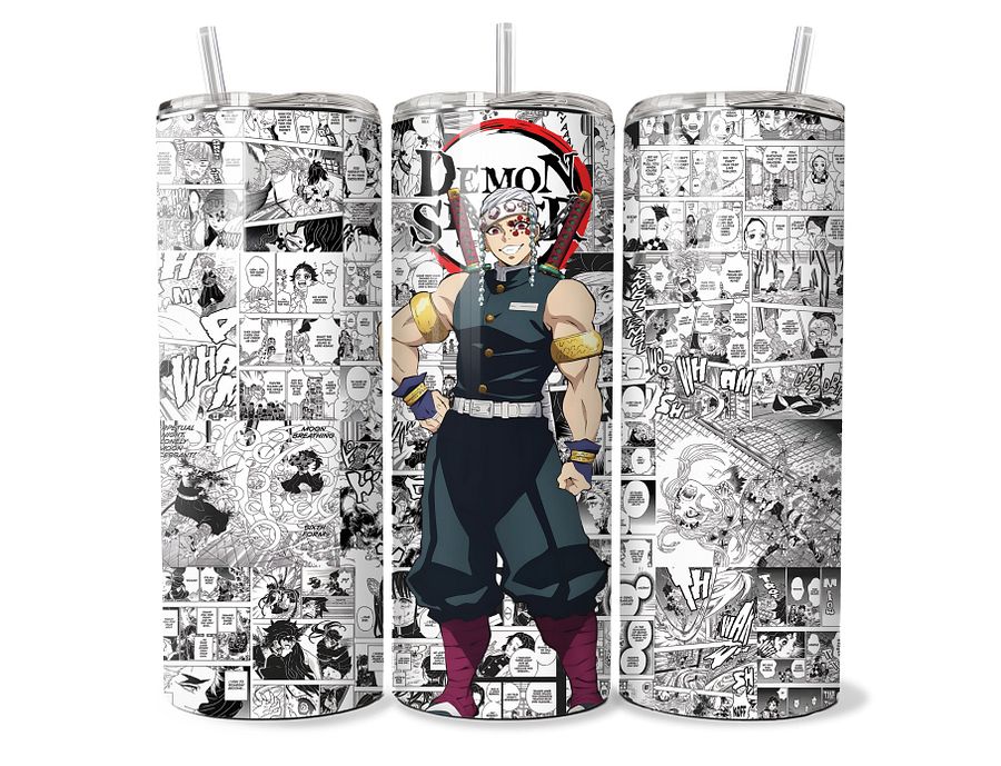 Demon Slayer - Tengen Uzui Sound Hashira Tumbler - 20oz Stainless Steel product image (1)