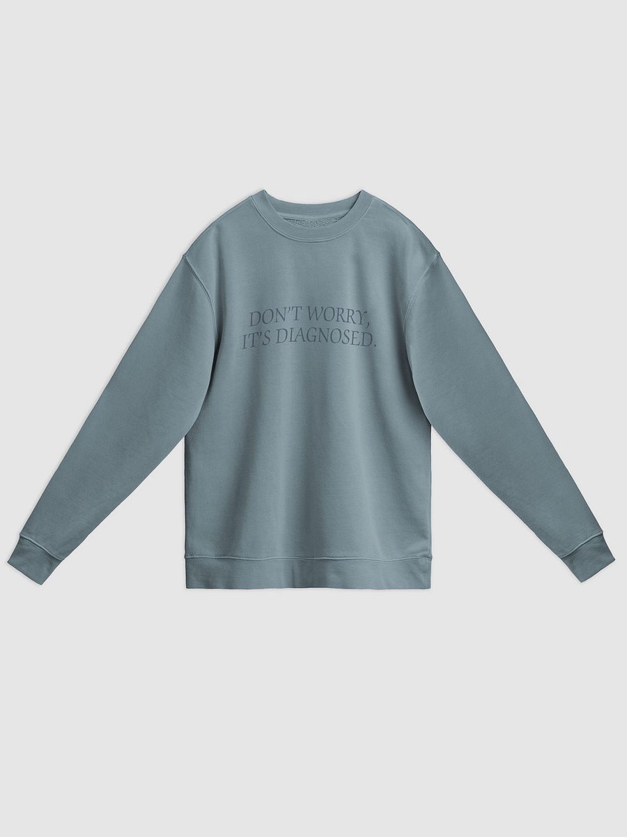 DW, IT'S DIAGNOSED. (#566172) printed pigment crewneck product image (15)