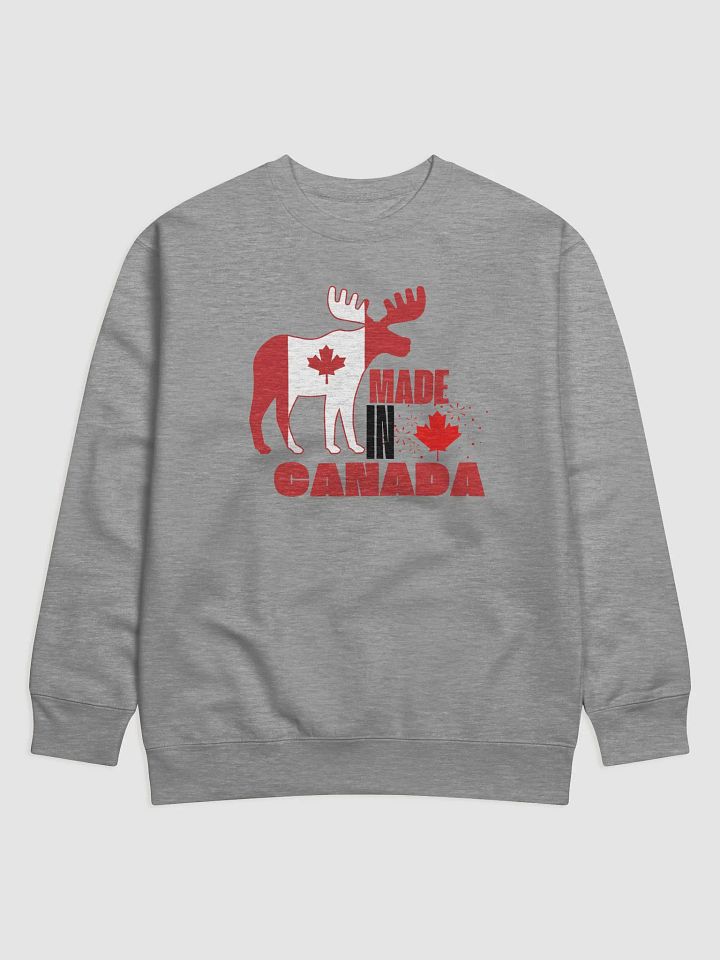Canadian Flag Moose Silhouette Sweatshirt product image (2)