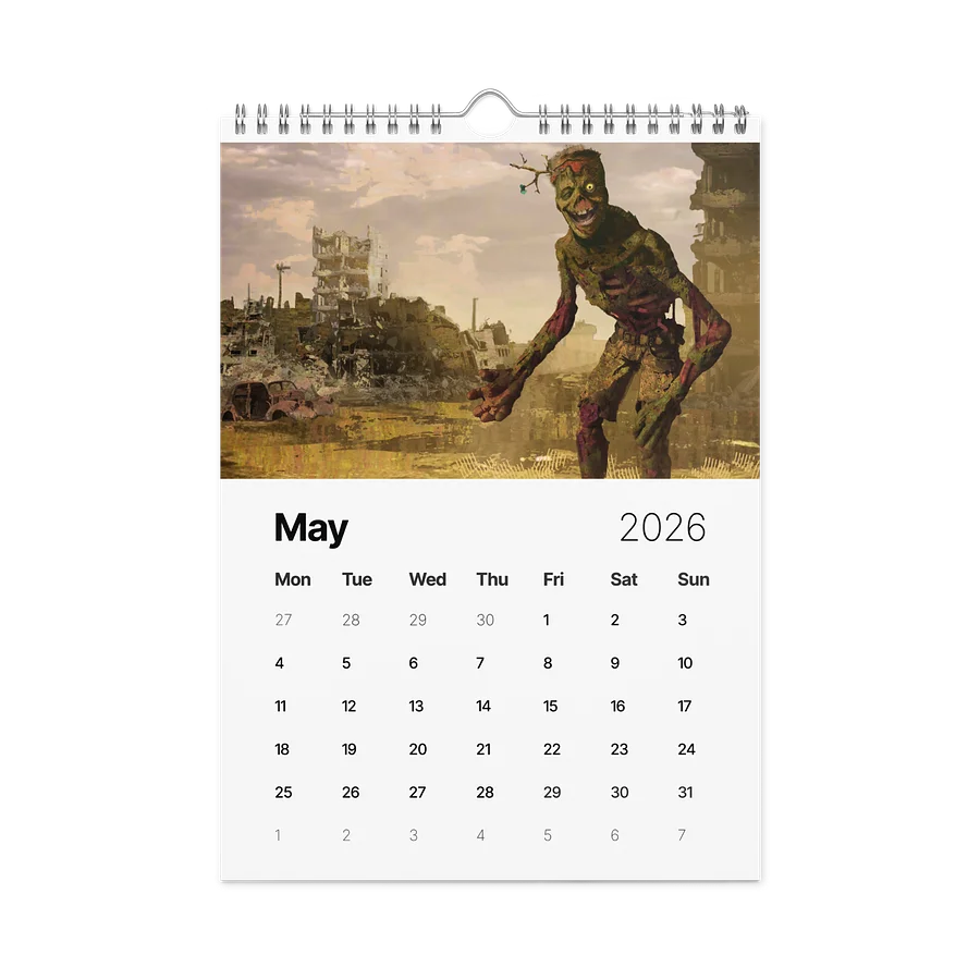 Oxhorn's 2026 Thumbnail Calendar product image (6)
