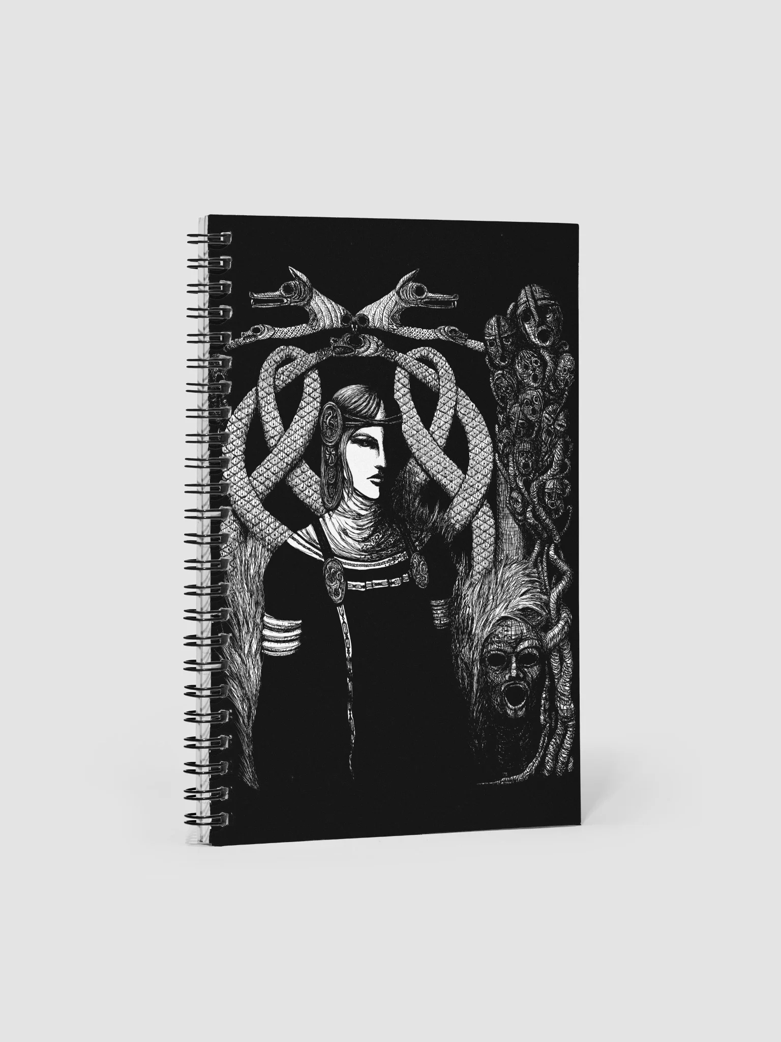 Hel in Black Spiral Notebook product image (1)