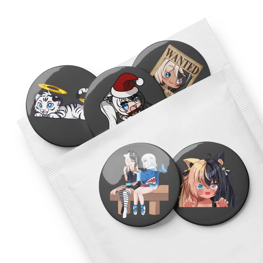 Pin Button - Limited Edition Collection #2 (Black) product image (8)