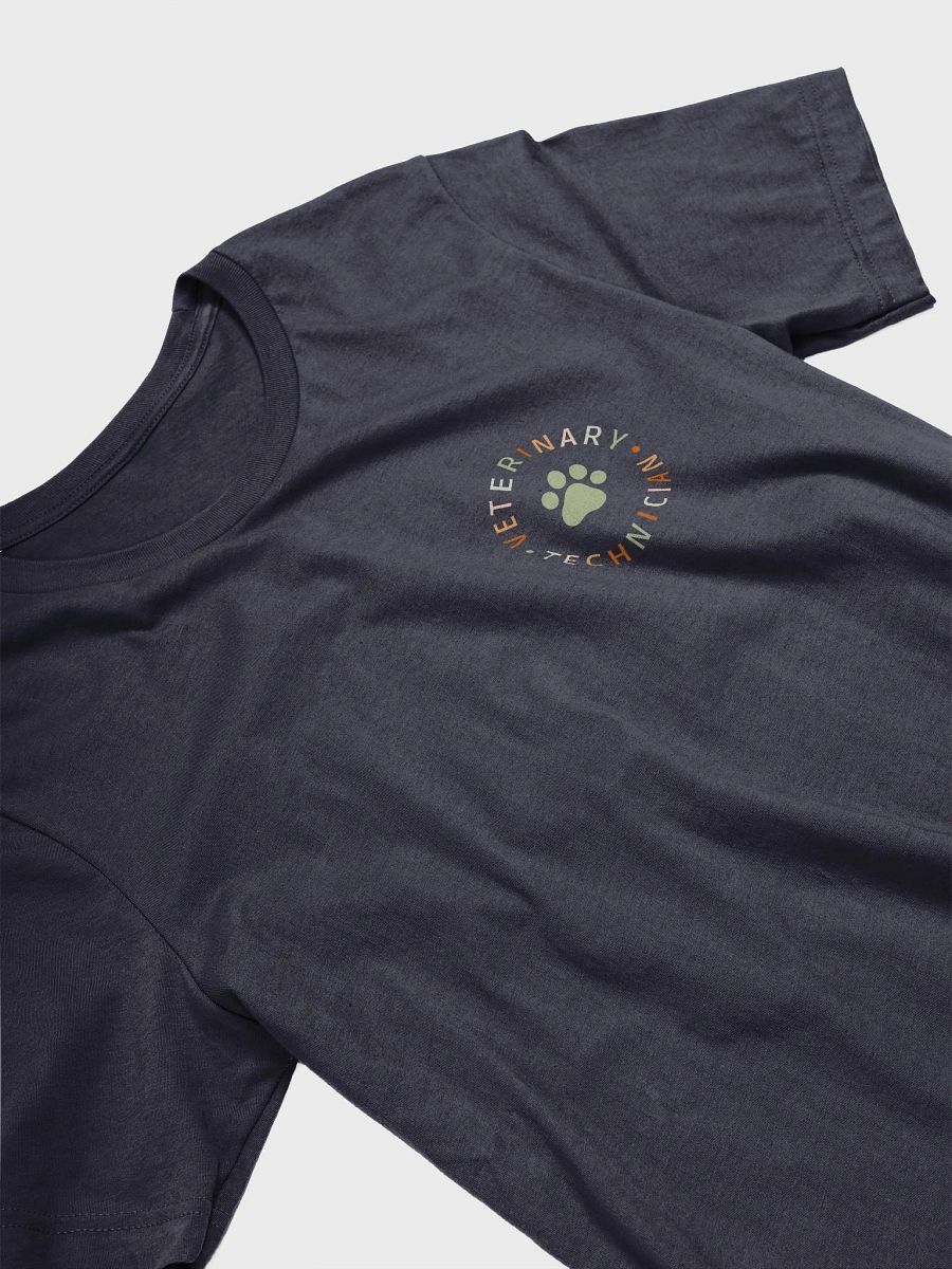 "Veterinary technician - pastel colors" t-shirt (dark background) product image (5)