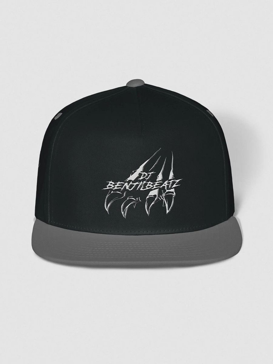 "DJ Benji Beatz Claws Logo" Yupoong Flat Snapback Cap product image (6)