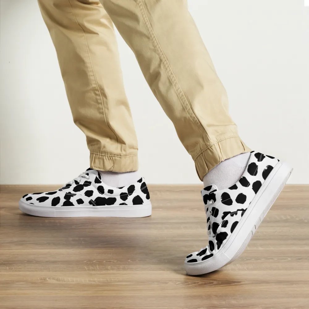 Men's Dalmatian Lace-Up Canvas Shoes product image (11)