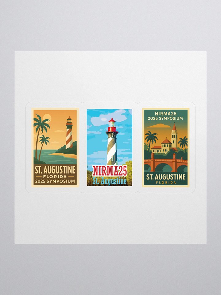 St. Augustine 2025 Sticker Set – Collector’s Edition (3-Pack) product image (1)