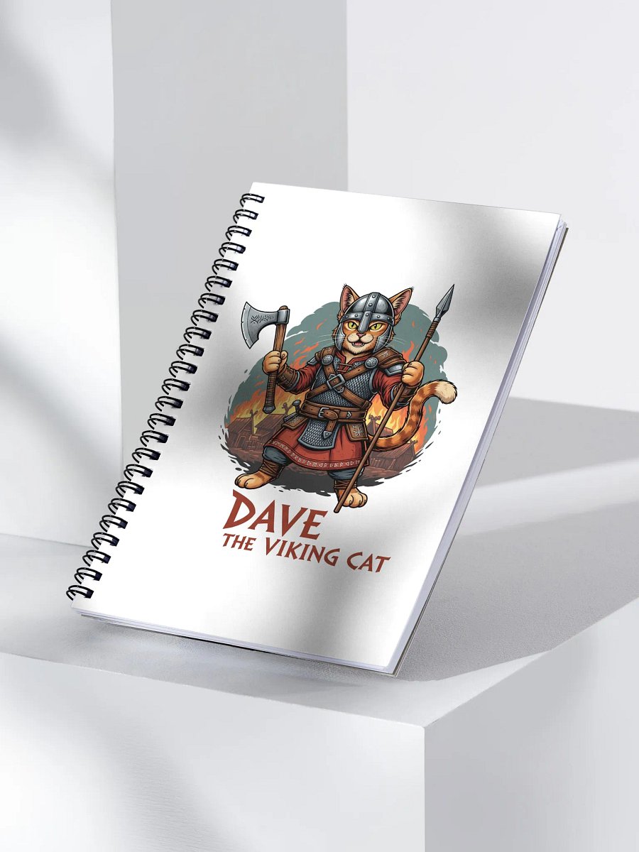Dave The Viking Cat Notebook product image (3)