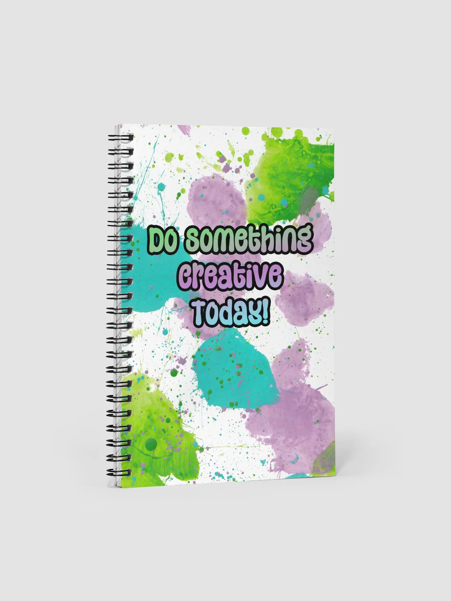 'Do Something Creative Today' Spiral Notebook product image (3)