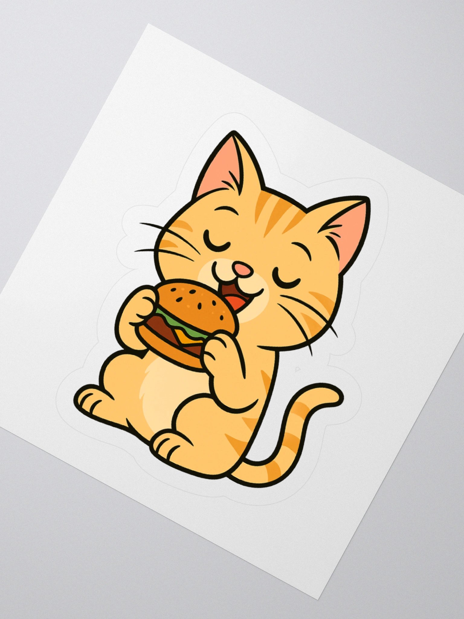 Luna Loves Burgers Sticker product image (5)