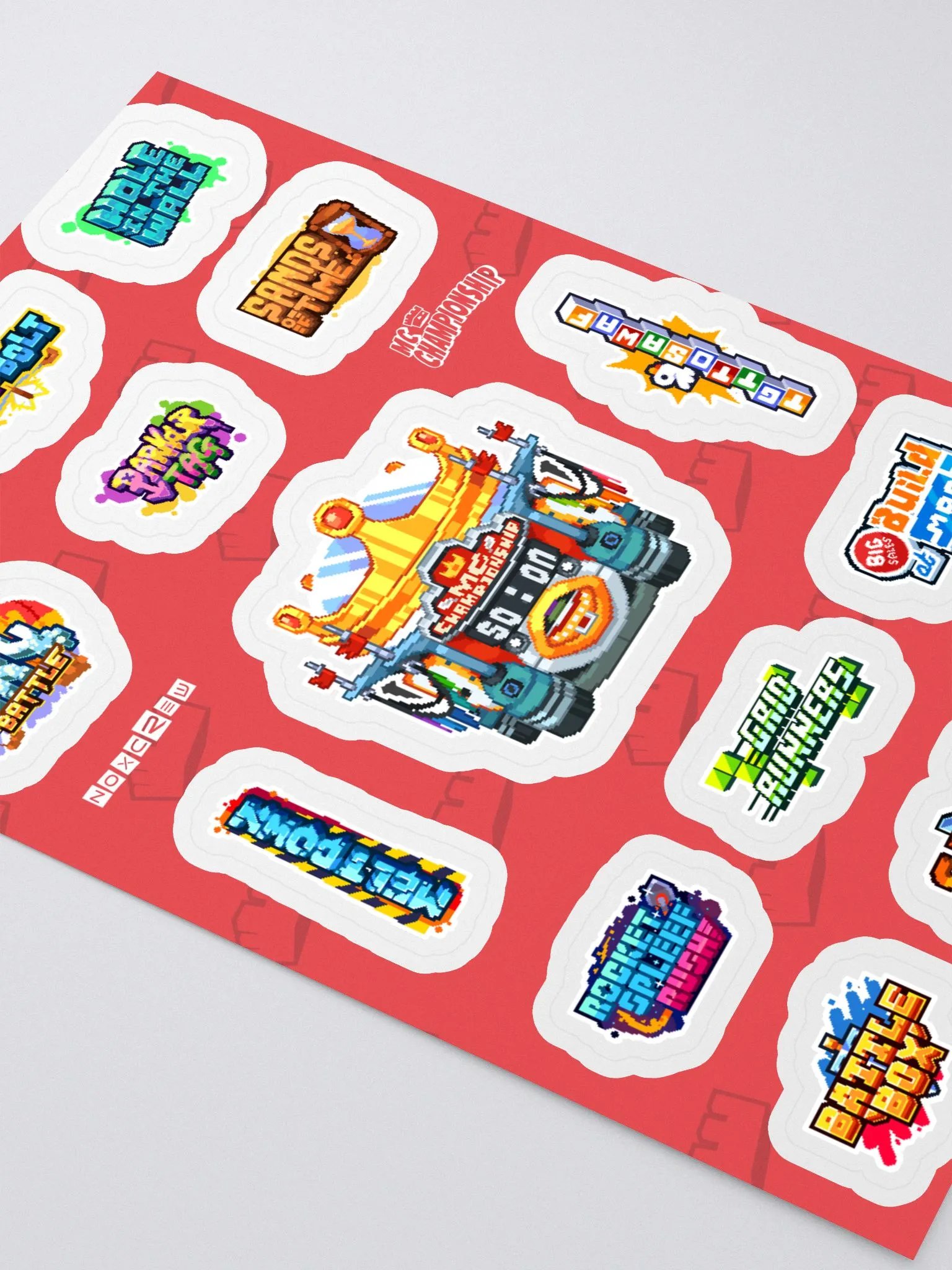 MC Championship Game Logos Sticker Sheet product image (3)