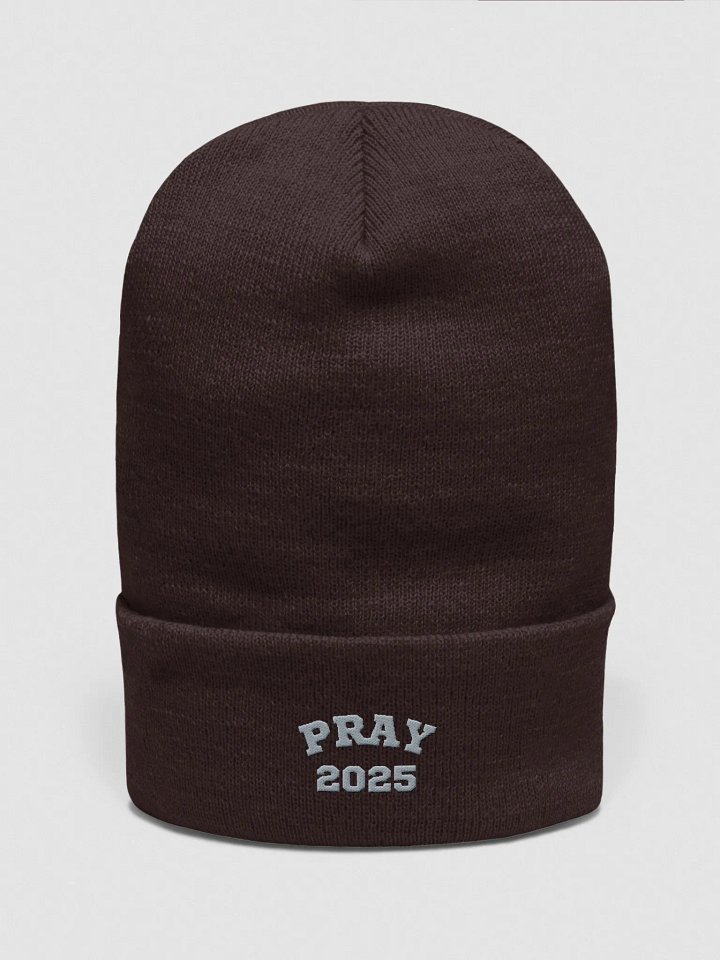 PRAY 2025 Cuffed Beanie product image (6)