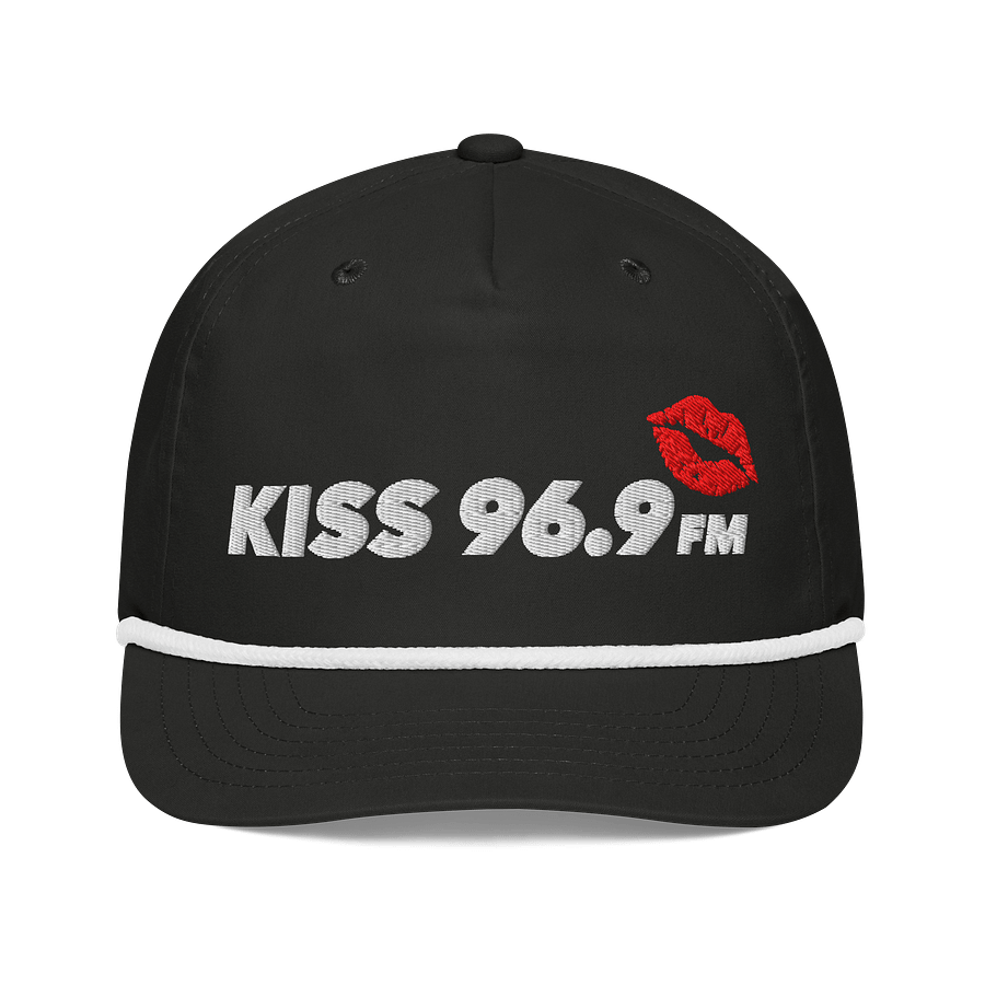Kiss 969 Logo embroidered black hat product image (1)