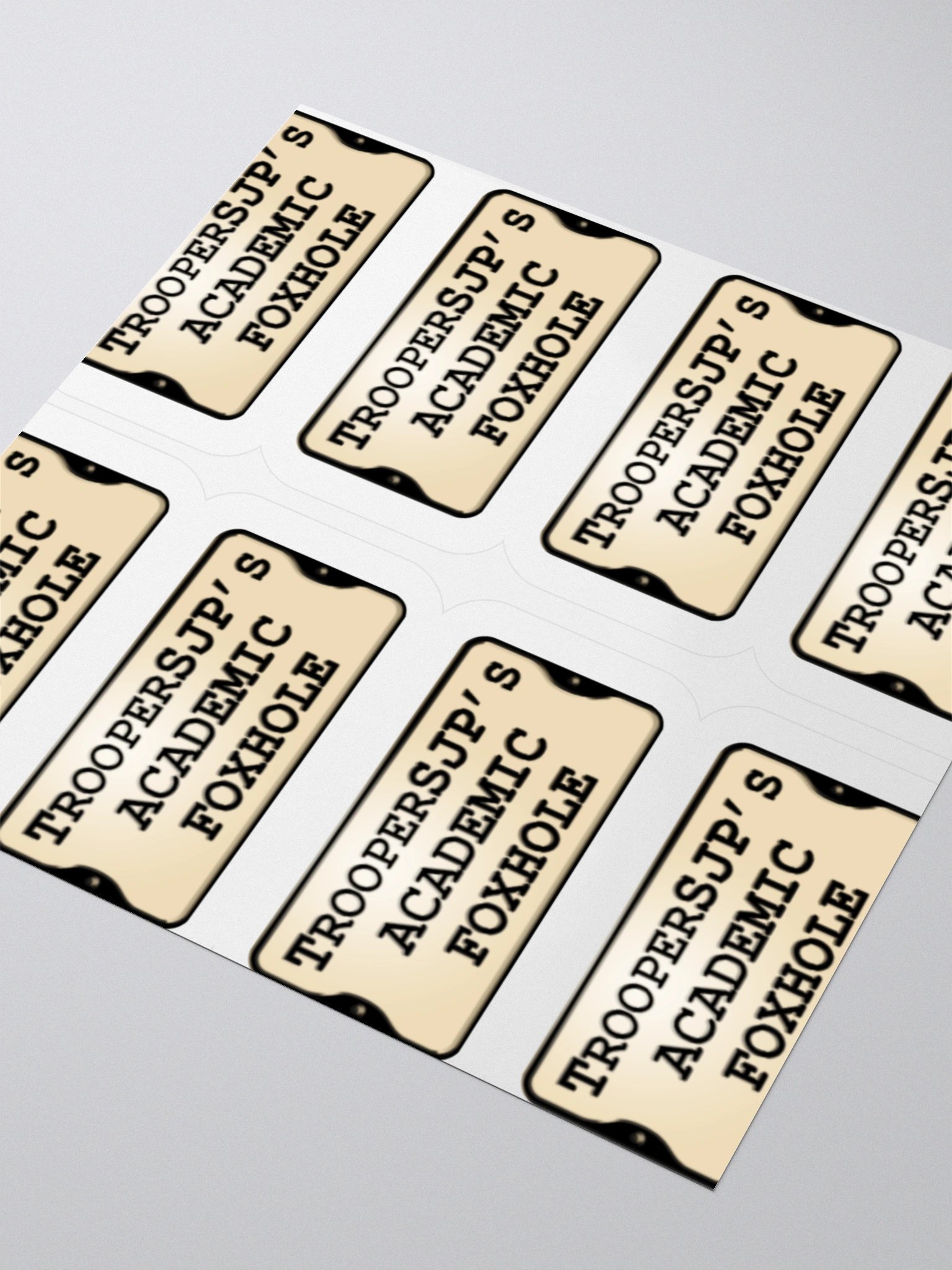 Academic Foxhole Stickers product image (12)