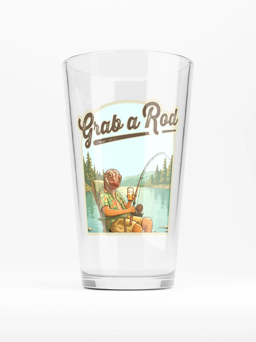 Grab a Rod Pint Glass product image (1)