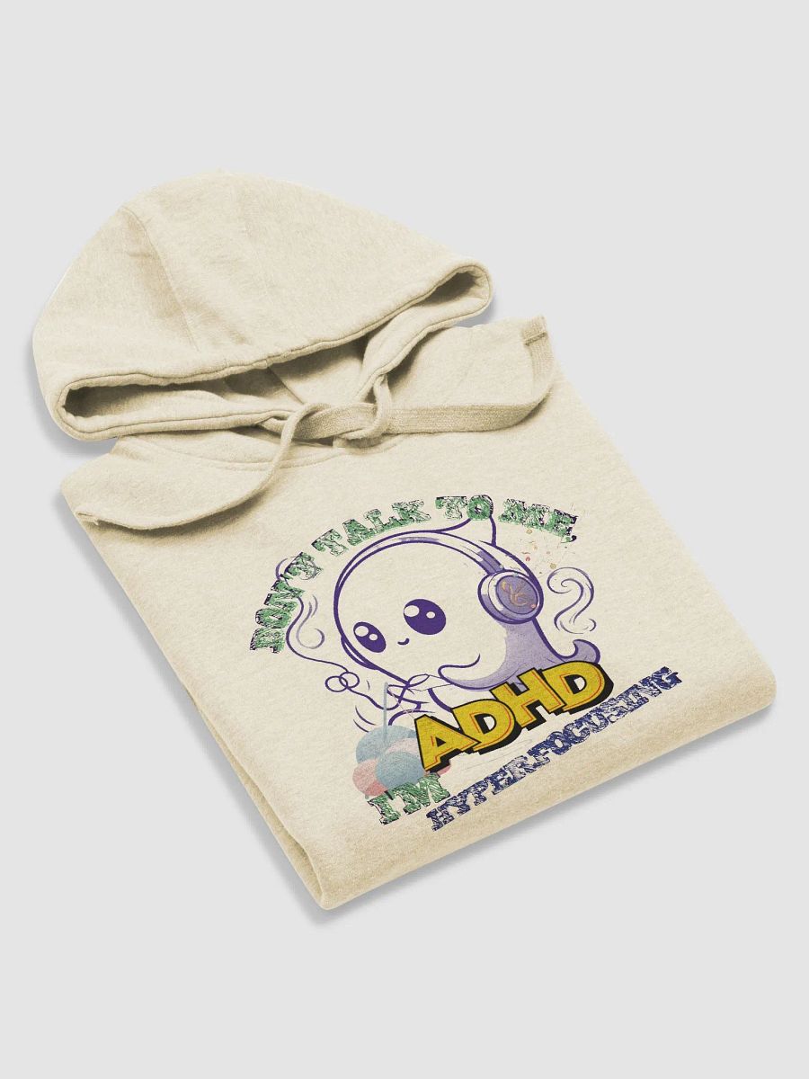 ADHD Hyperfocusing Cotton Heritage Unisex Premium Hoodie product image (30)