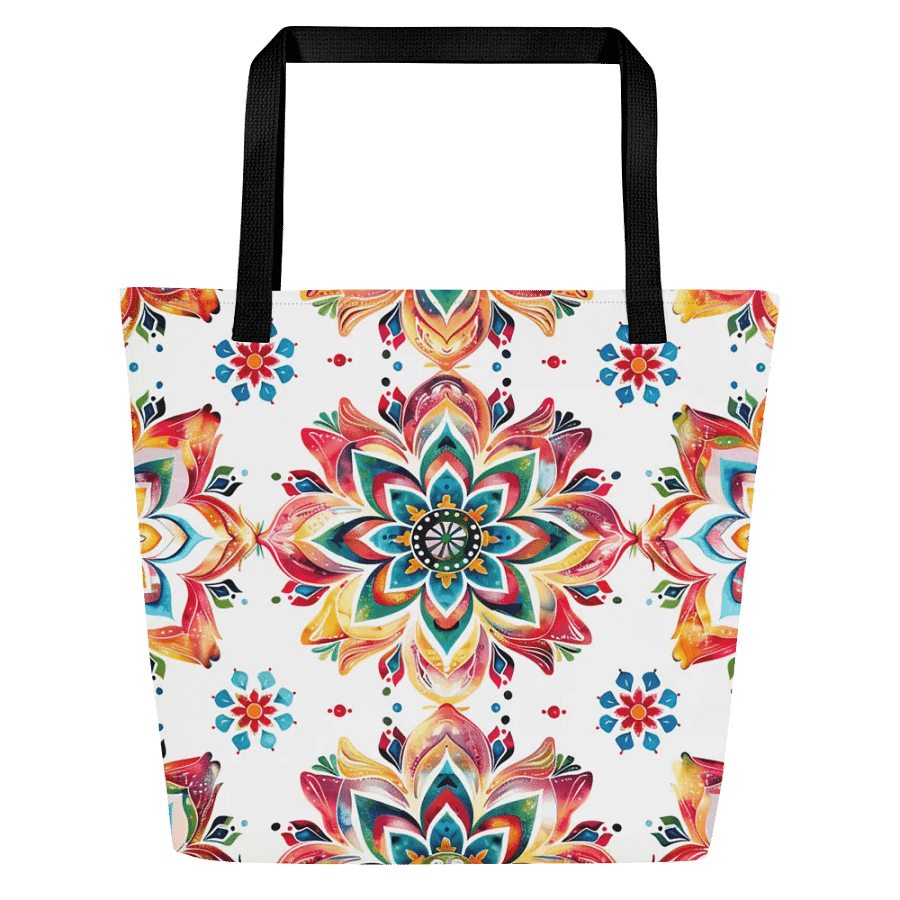 Mandala Mosaic Polyester Tote Bag product image (2)